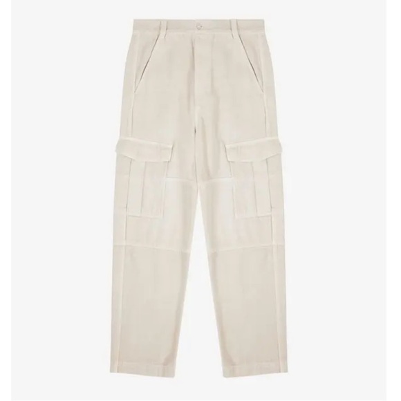 Isabel Marant Terence Cargo Trousers in Ecru‎ Size FR 42 - Picture 1 of 6